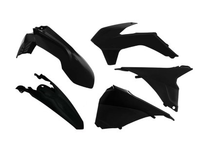 sada plastů 5 dílů pasuje na KTM EXC-EXCF 12-13 černá