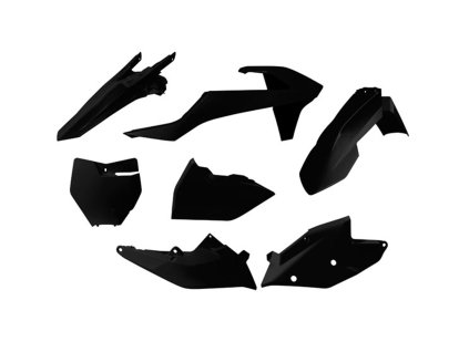 sada plastů 6 dílů pasuje na KTM SX/SXF 16-18 černá
