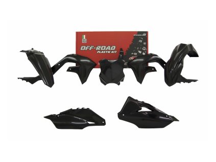 sada plastů 5 dílů pasuje na KXF450 19/23,KXF250 21/24 černá
