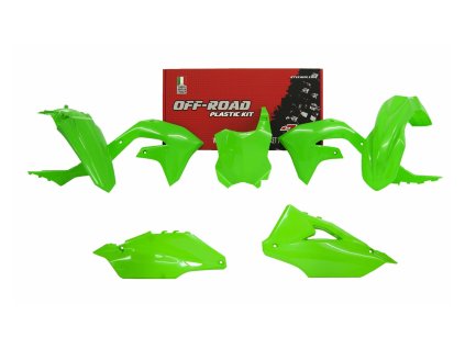 sada plastů 5 dílů pasuje na KXF450 19/23,KXF250 21/24 fluo zelená