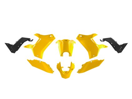 T7 Revolution sada plastů pasuje na Yamaha Tenere 700 19-24 žlutá/černá