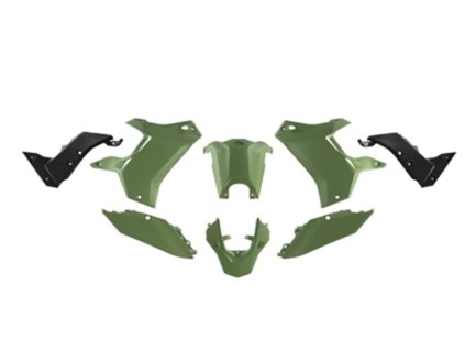 T7 Revolution sada plastů pasuje na Yamaha Tenere 700 19-24 zelená