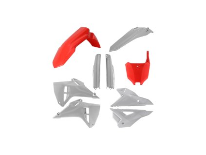 ACERBIS full kit (plastová sada) pasuje na Honda CRF250/450 25- šedá/červená