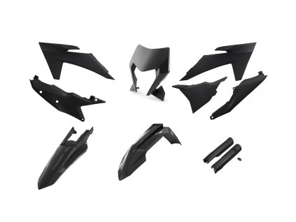 Sada plastů ACERBIS pro KTM EXC 24-25, EXCF 24-25 černá černá
