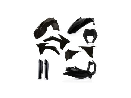 Sada plastů ACERBIS pro KTM  EXC 12-13, EXCF 12-13 černá černá