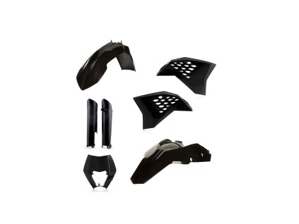 Sada plastů ACERBIS pro KTM EXC 08-11, EXCF 08-11 černá černá