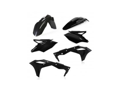 Plastový kit Acerbis pro KAWASAKI KXF 250/18 černá černá