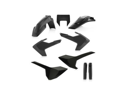 Sada plastů ACERBIS pro HUSQVARNA TE 17-19, FE 17-19 černá černá