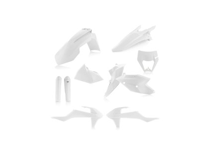 sada plastů ACERBIS pro  KTM EXC/EXC-F 17/19 bílý bílá