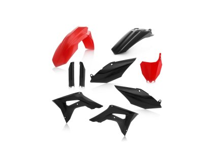 Sada plastů ACERBIS pro HONDA CRF450 17-18, CRF250 2018 černá/červená černá/červená