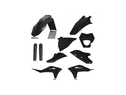 ACERBIS plastový full kit pasuje na  GAS GAS EC250/300/ECF250/350 21 černá