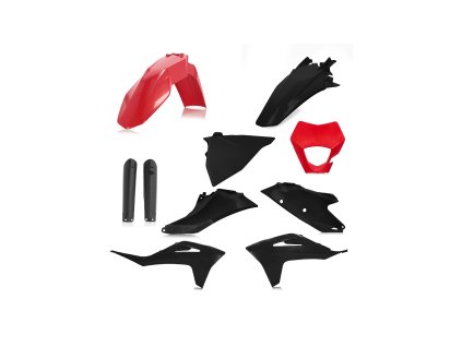 ACERBIS plastový full kit pasuje na  GAS GAS EC250/300/ECF250/350 21- červená/černá