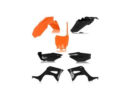 Sada plastů ACERBIS pro HONDA CRF110F 19-24 černá/oranž černá/oranž