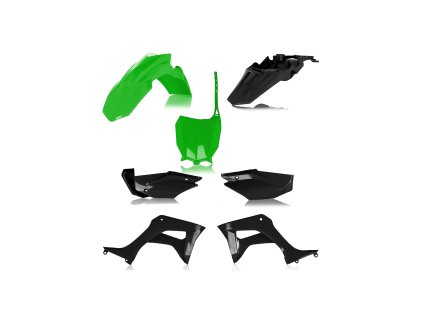 Sada plastů ACERBIS pro HONDA CRF110F 19-24 černá/zelená černá/zelená