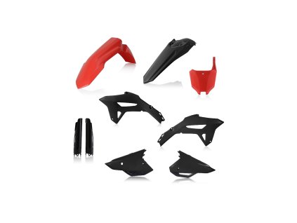 Acerbis plastový full kit pasuje na  CRF250R 22- ,CRF 450R 21- černá/červená