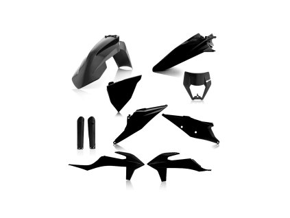 Sada plastů ACERBIS pro KTM EXC 20-23, EXCF 20-23 černá černá