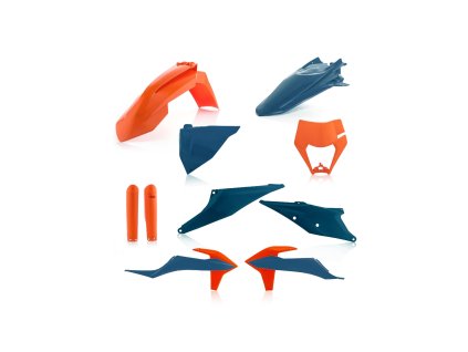 Acerbis full kit pasuje na  EXC/EXCF 20/23 modrá/oranž