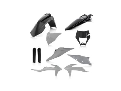 Sada plastů ACERBIS pro KTM EXC 20-23, EXCF 20-23 černá/šedá černá/šedá