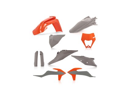 ACERBIS plastový full kit pasuje na  KTM EXC/EXCF 20/23 šedá/oranž