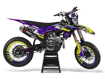 KTM SUPERMOTO ZEBRA SIDE