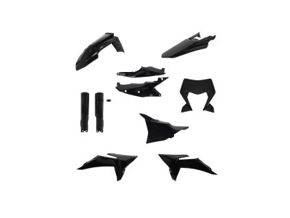 Sada plastů ACERBIS pro KTM EXC 2026, EXCF 2026 černá černá