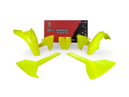 sada plastů 5 dílů pro HUSQVARNA TC85 18-23 fluo žlutá