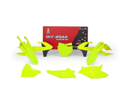 sada plastů 6 dílů pro KTM SX85 18-24 fluo žlutá