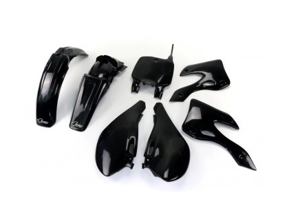 sada plastů pro KAWASAKI KX 125 99-02, KX250 99-02 černá černá