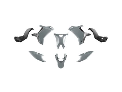 T7 Revolution sada plastů Rtech pro yamaha Tenere 700 25-26 šedá/černá šedá/černá