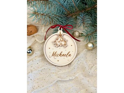 Drevená vianočná ozdoba imelo - dvojvrstvová (meno)WhatsApp Image 2025 10 28 at 17.18.26