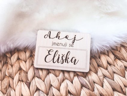 Drevený míľnik  - Ahoj jmenuji se (CZ)