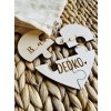 Drevené puzzle oznámenie tehotenstva - Budeš DEDKO!