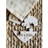 Drevené puzzle oznámenie tehotenstva - Budete BABKA a DEDKO!