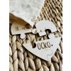 Drevené puzzle oznámenie tehotenstva - Budeš OCKO!