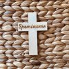 Drevený výrez krížik - Spomíname