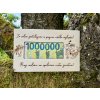 Tabuľka na peniaze – Prvý milión na spoločnu cestu