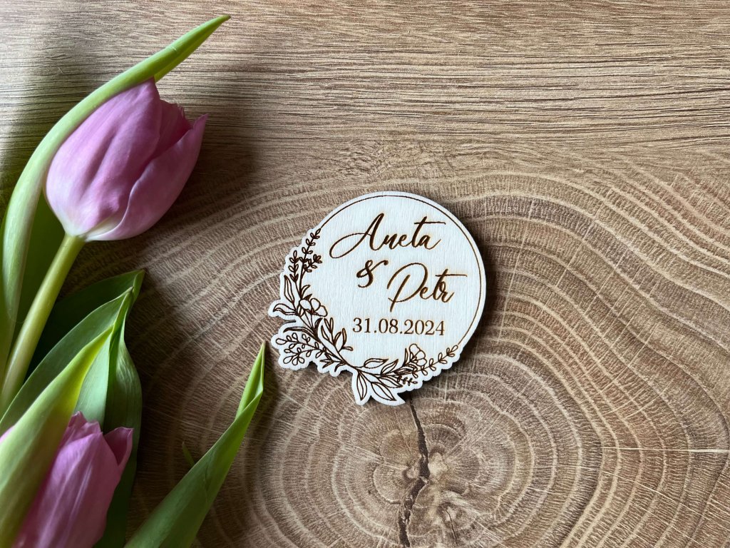 svatební magnetky