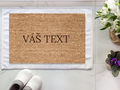 PERSONALIZOVANÁ KOKOSOVÁ ROHOŽKA - Vlastní text