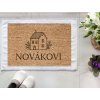 PERSONALIZOVANÁ KOKOSOVÁ ROHOŽKA - Domeček