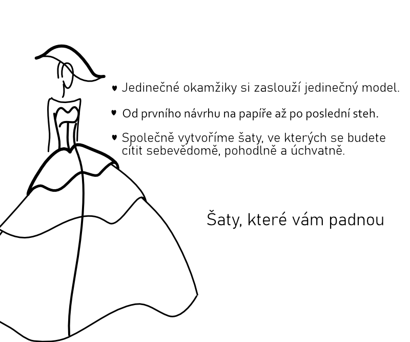 Svatební a spol šaty