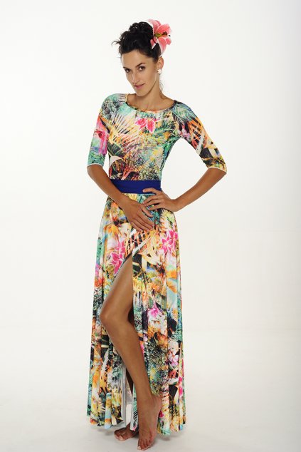 damske saty dlouhe kvetiny prodano1