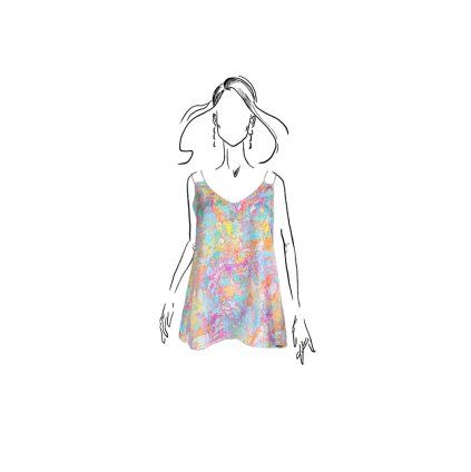 Dámské tílko TERRA s dvojitými ramínky