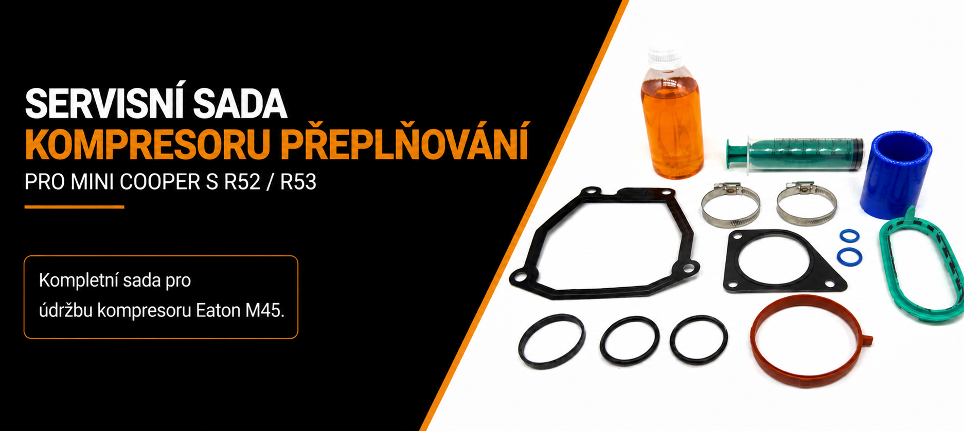 Sada pro servis kompresoru Mini Cooper S