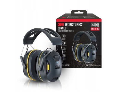 Ochranné slúchadlá s bluetooth SNR 33 dB 3M WorkTunes