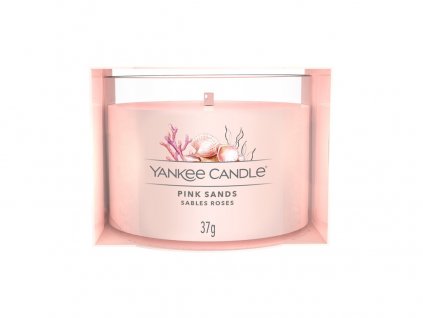 Yankee Candle votivní svíčka ve skle, Pink Sands