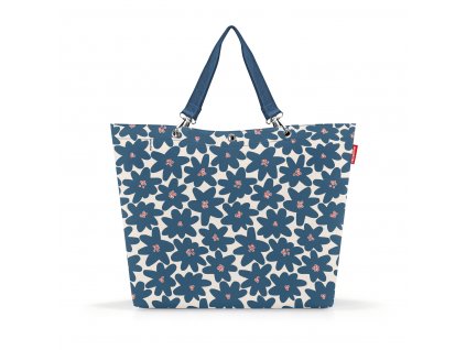 Taška přes rameno SHOPPER XL daisy blue