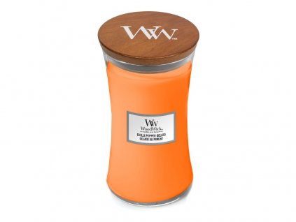 WoodWick vonná svíčka, sklo velké CHILLI PEPPER GELATO, 609 g