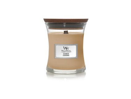 WoodWick vonná svíčka sklo malé CASHMERE 85 g