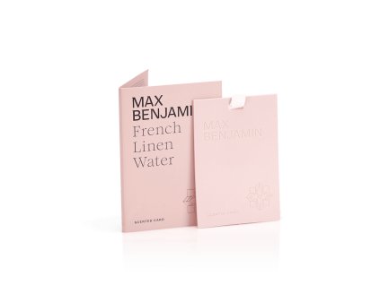 MAX BENJAMIN vonná karta FRENCH LINEN WATER