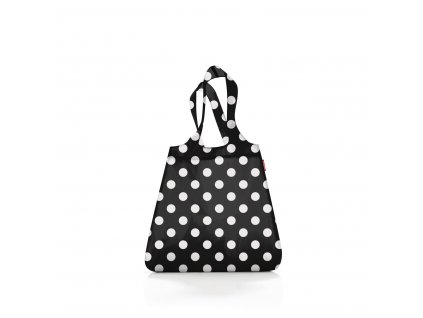 Skládací taška mini maxi SHOPPER dots white